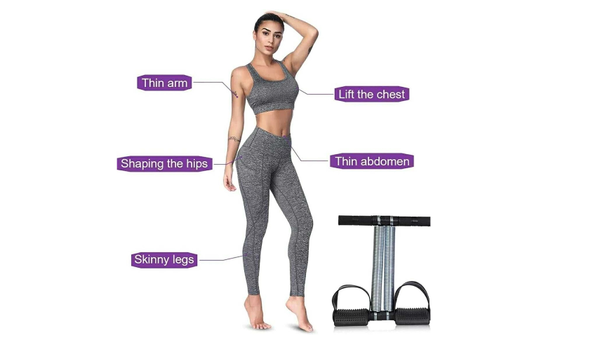 Tummy Trimmer Men & Women Belly Fat ABS Exercise Equipment & Home Ab Exerciser 4
