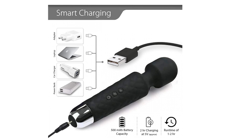  Modes Portable Massager with Soft Silicone 2