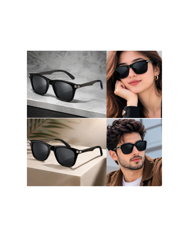  MG4287 Unisex Retro Square Sunglasses 2