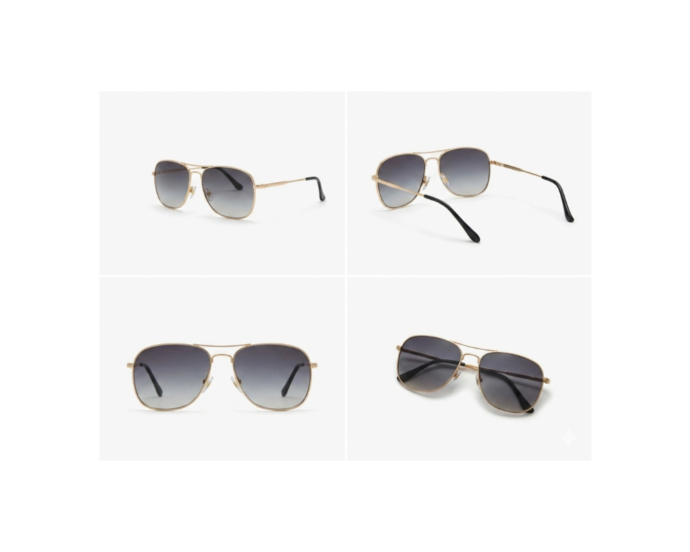 MG 3136 Classic Metal Aviator Sunglasses 2