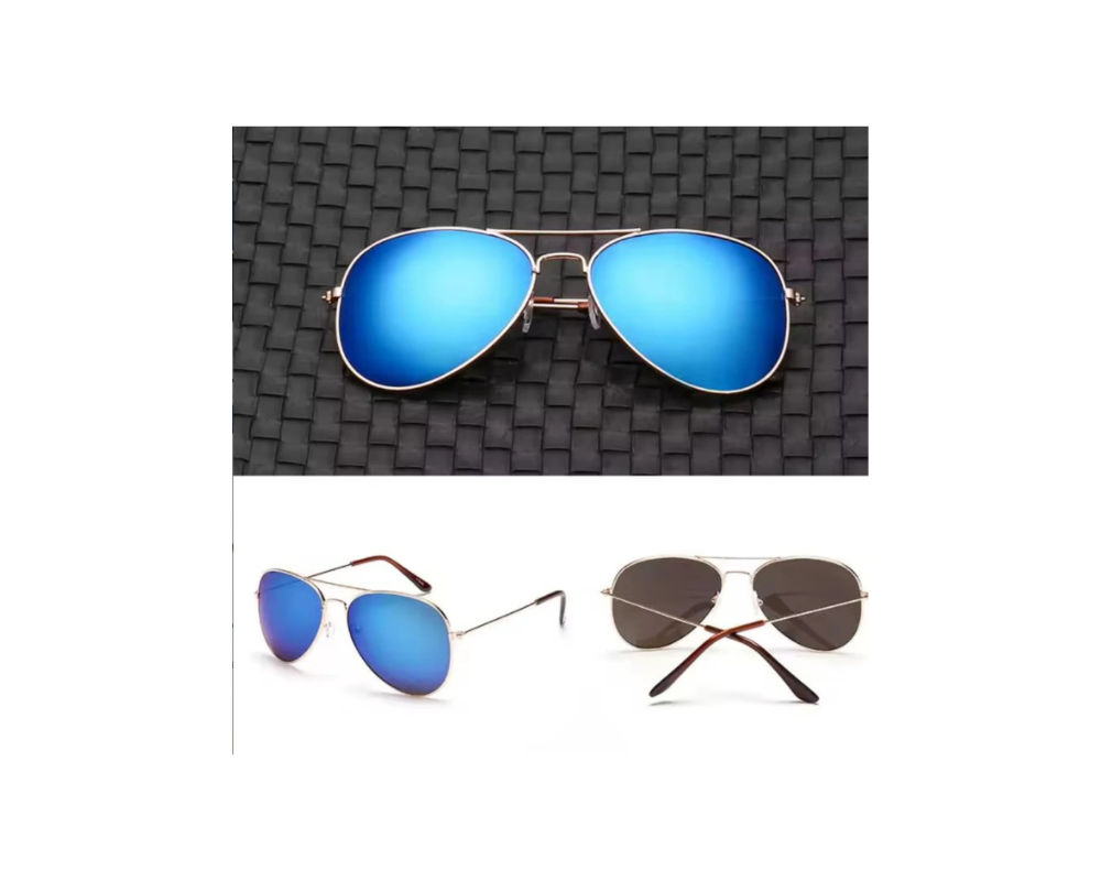 MG Blue Mirror UV Protected Sunglasses 3