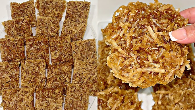🥥 3. Dulce de coco (cocadas) 