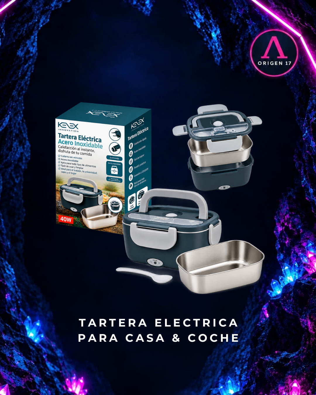 Fiambrera Eléctrica Premium con Bolsa Térmica 🍱🔥