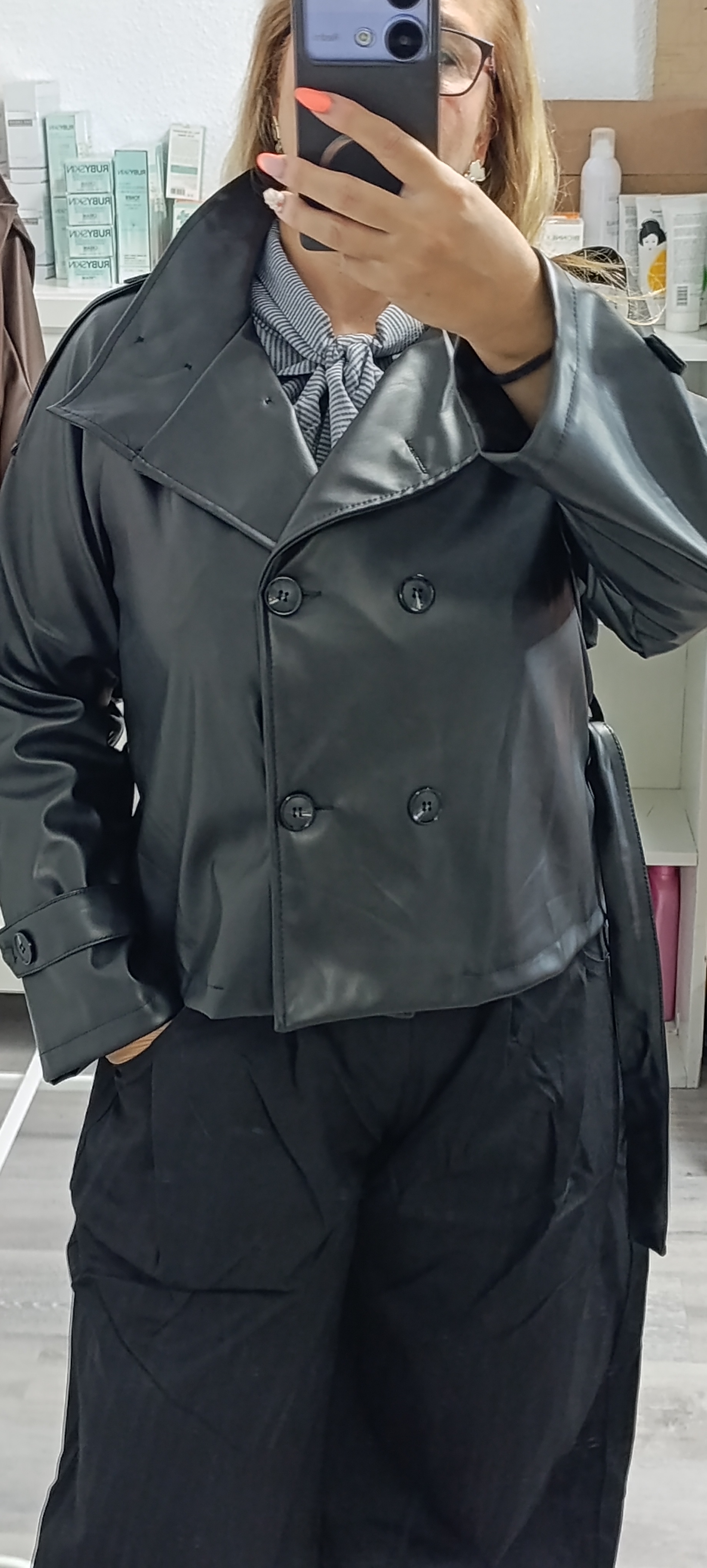 CHAQUETA POLIPIEL CORTA 2