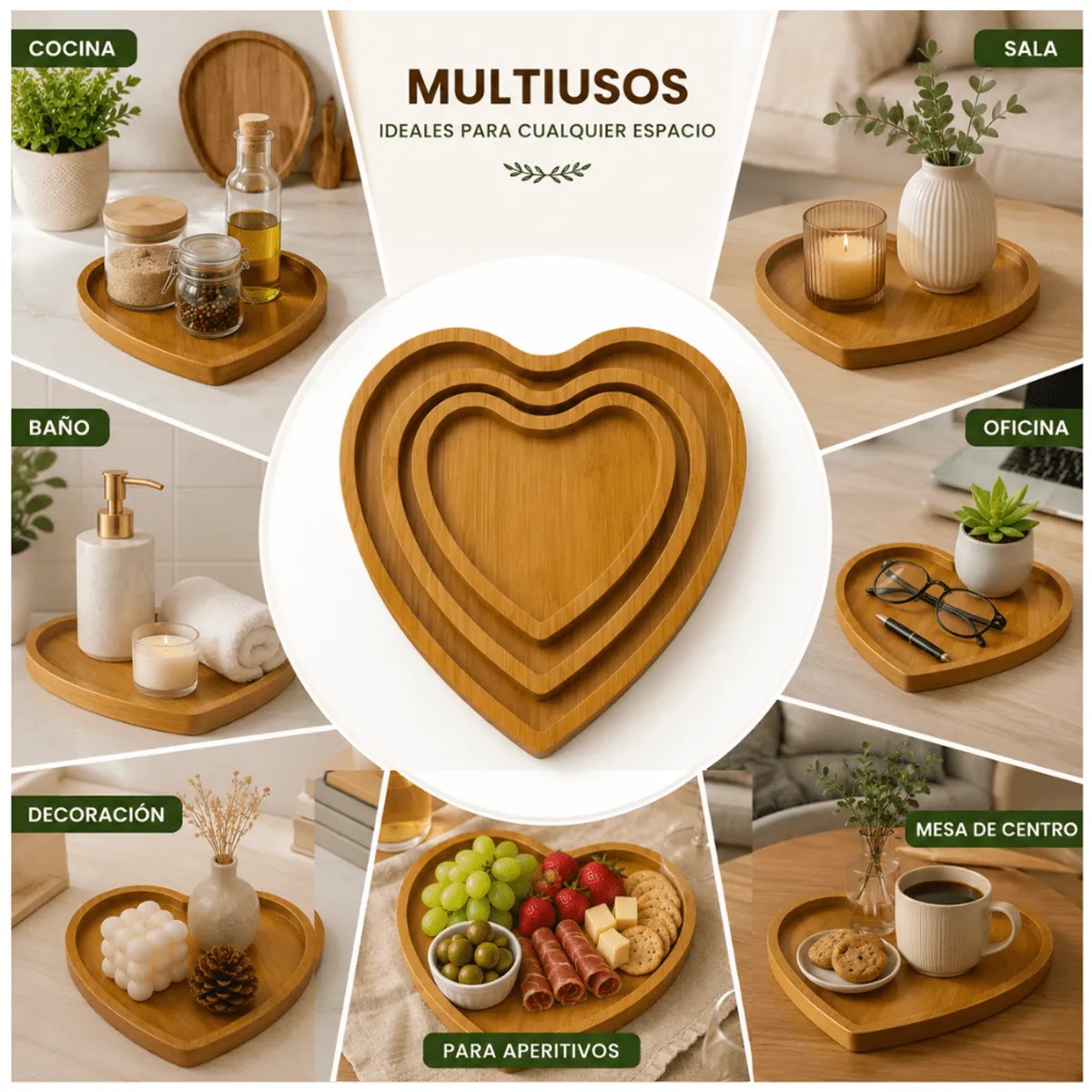 BANDEJAS CORAZON BAMBU X3 2