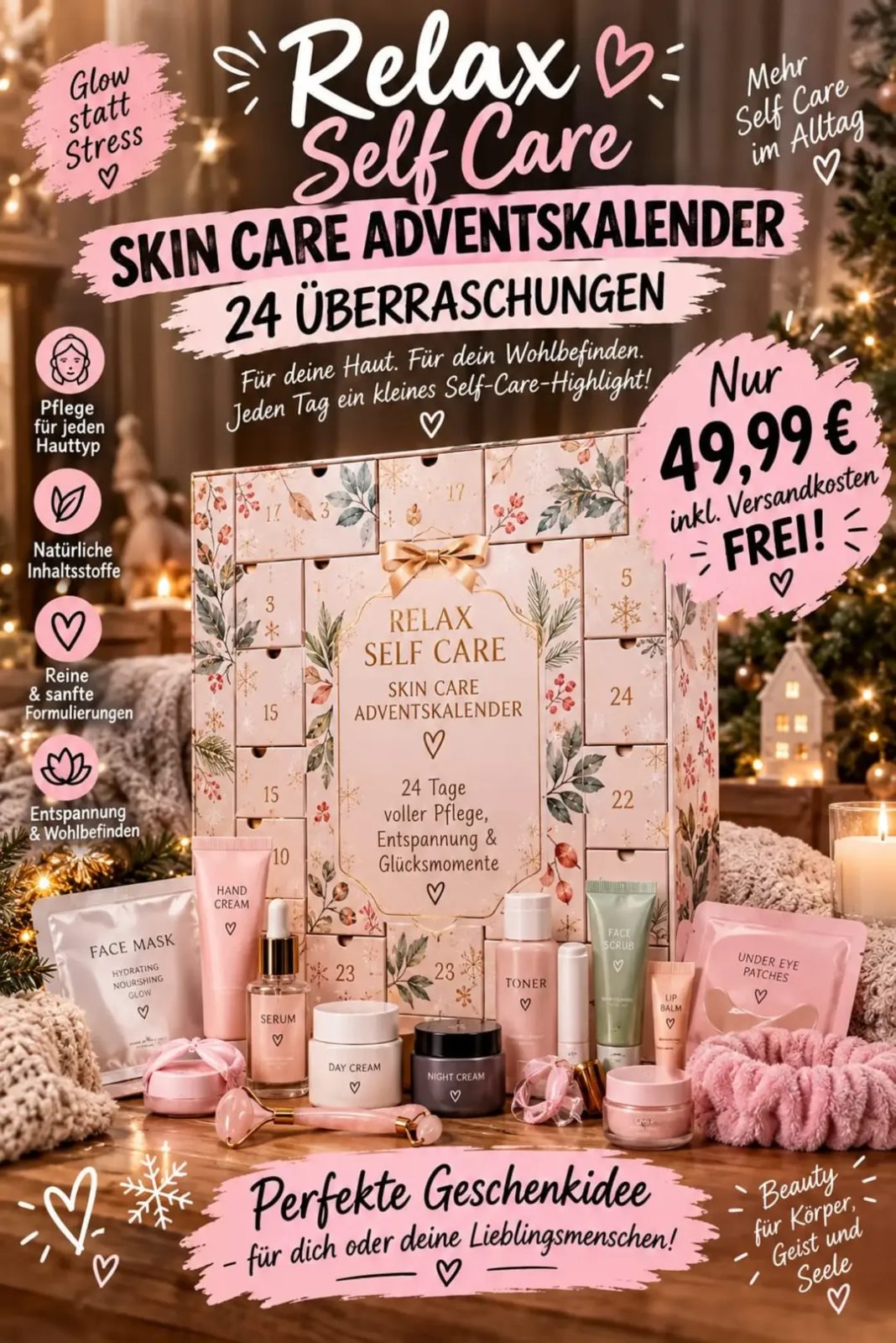 Skincare weihnachtskalender 