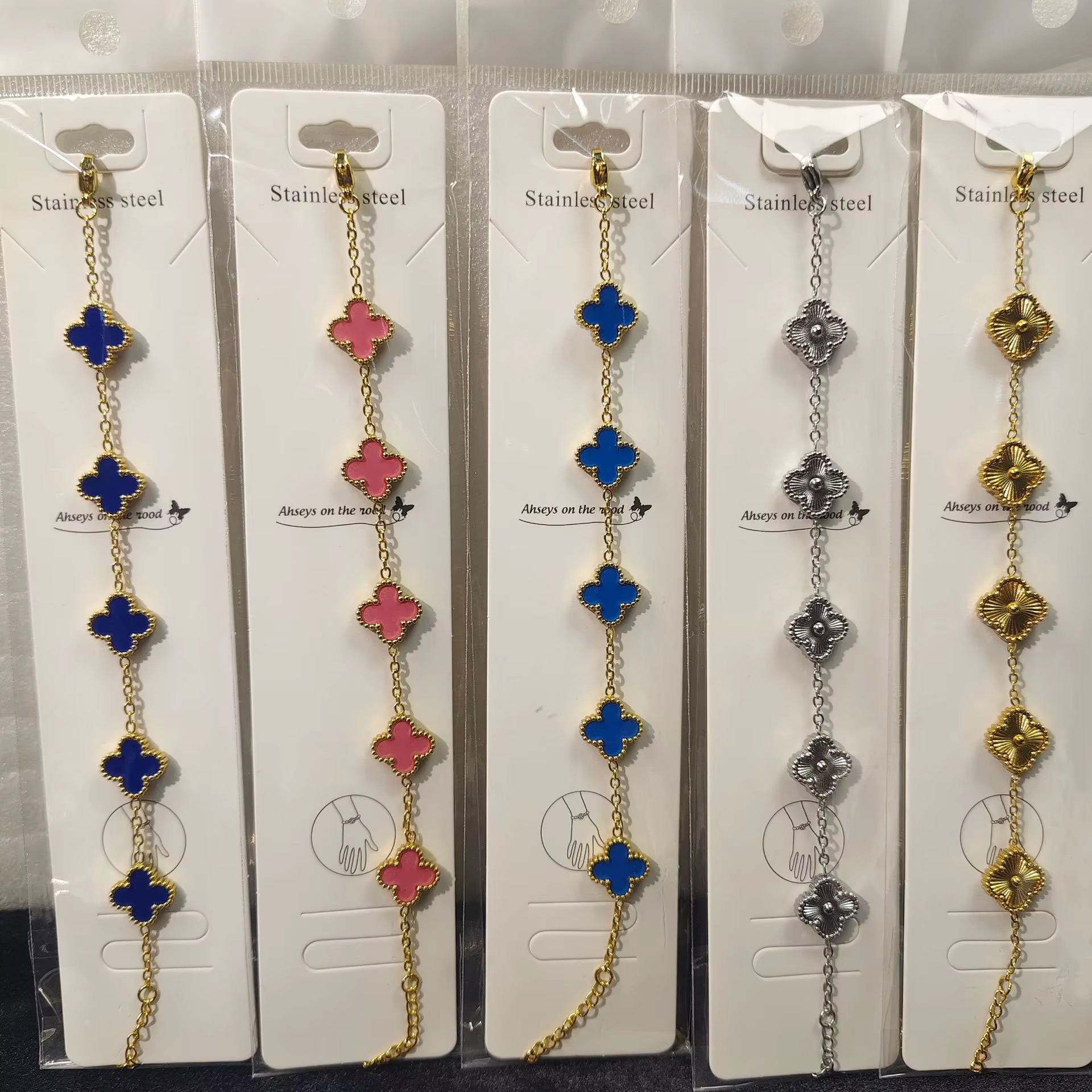Bracelets 24k gold  stainless steel  3