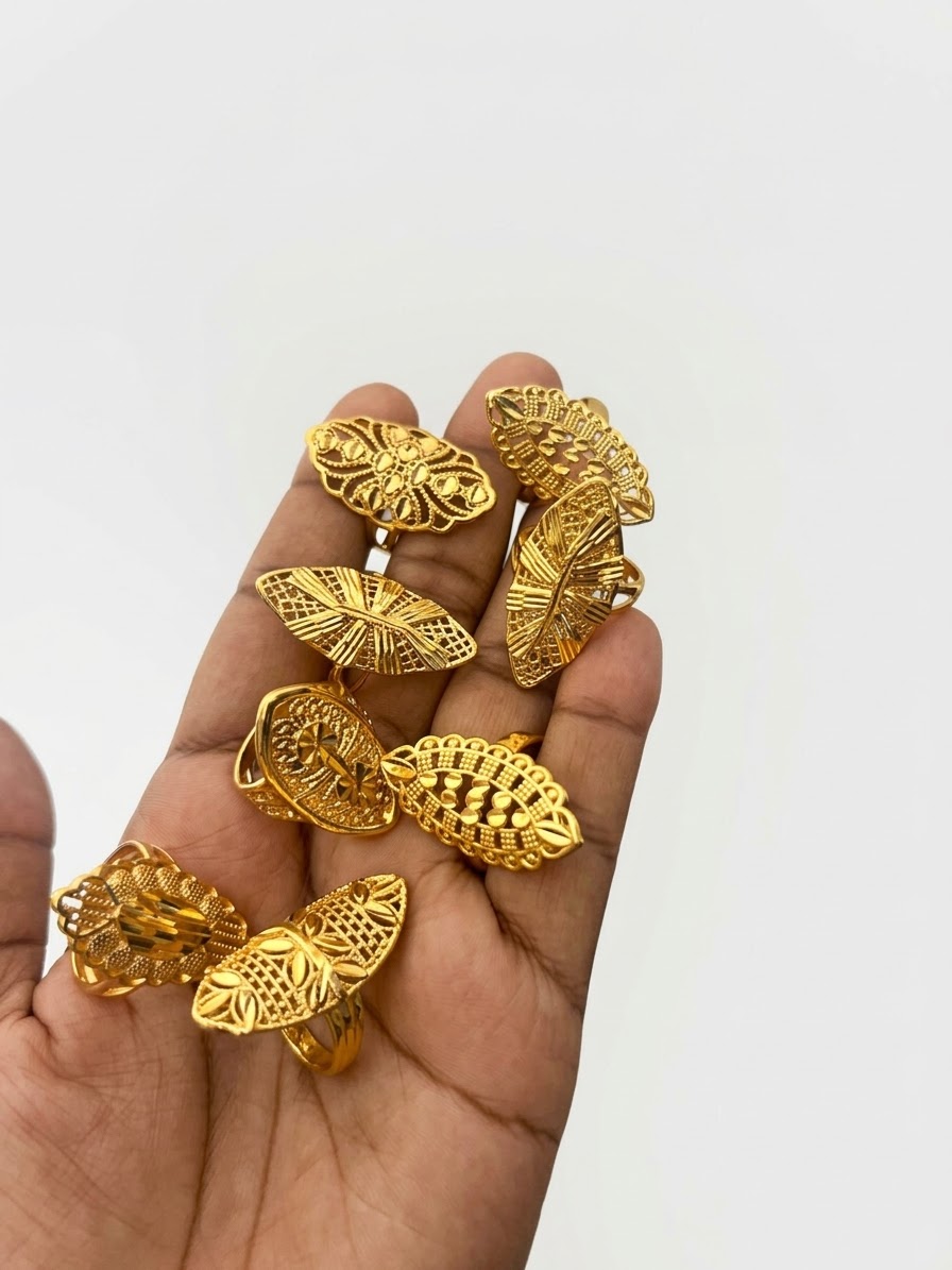Gold plans Rings B7 4