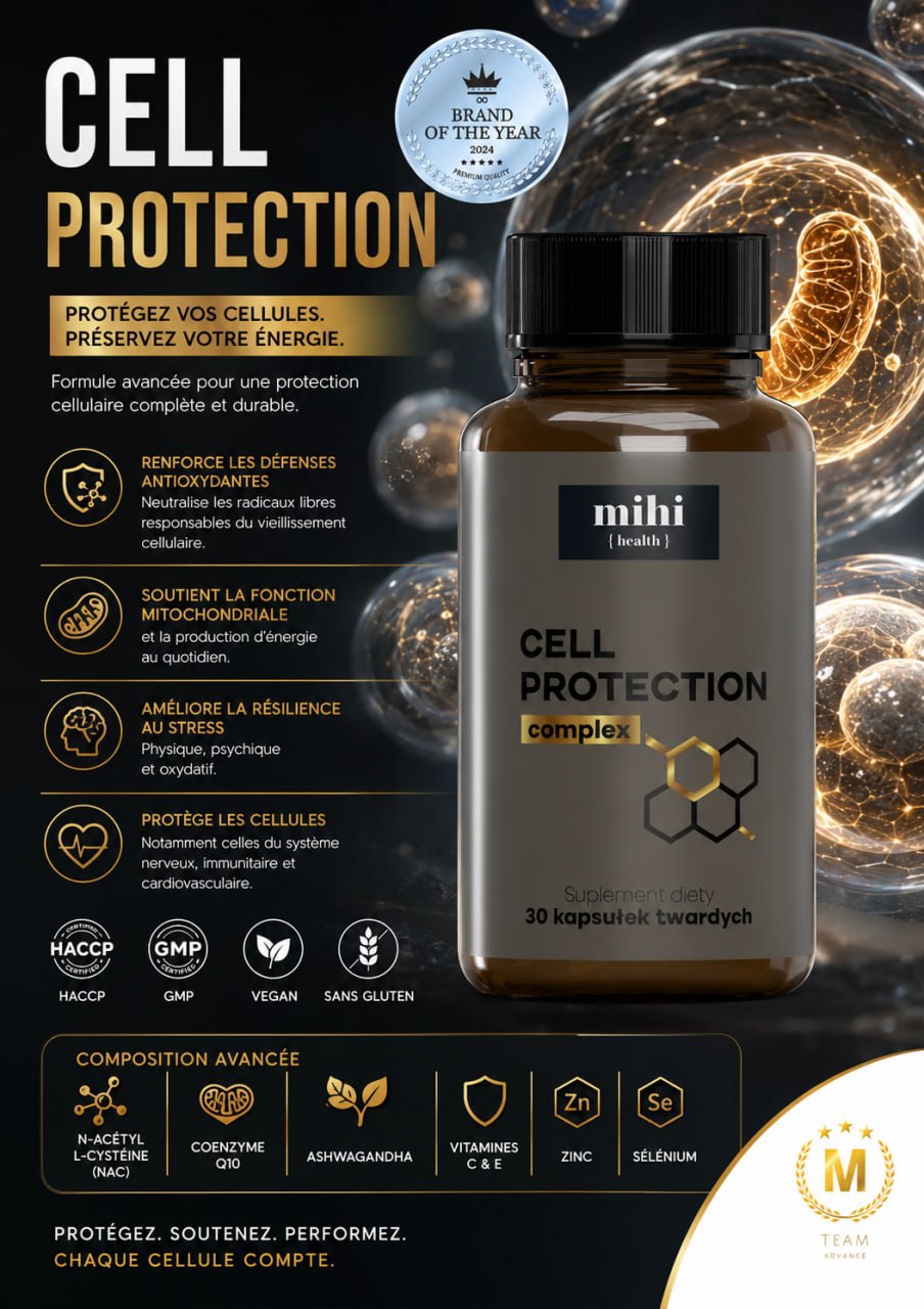 Vitamines. Complexe de protection cellulaire