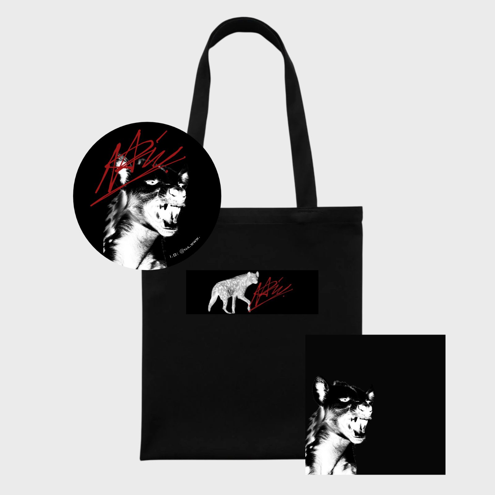PACK Hyena: CD + Tote bag + Stickers