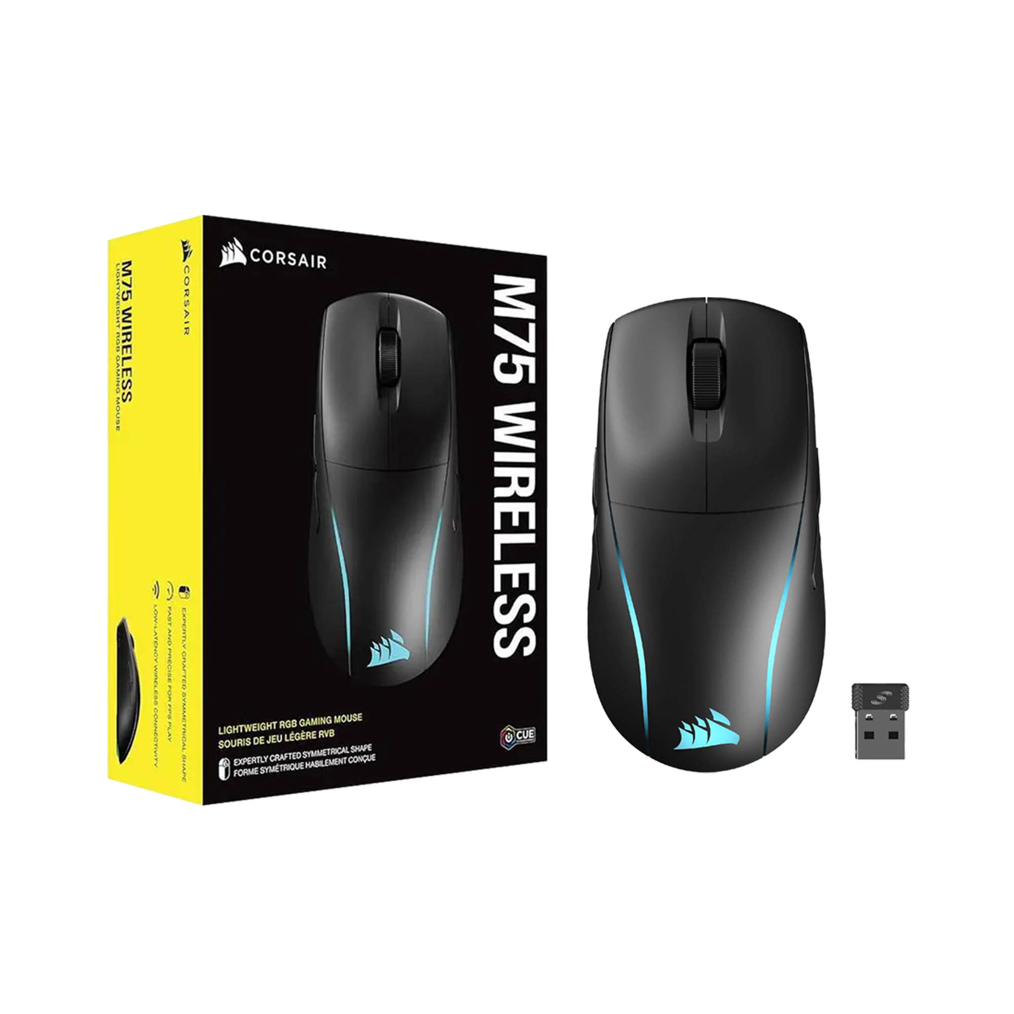 Corsair M75 Wireless RGB Lightweight FPS Gaming Mouse - Image 1