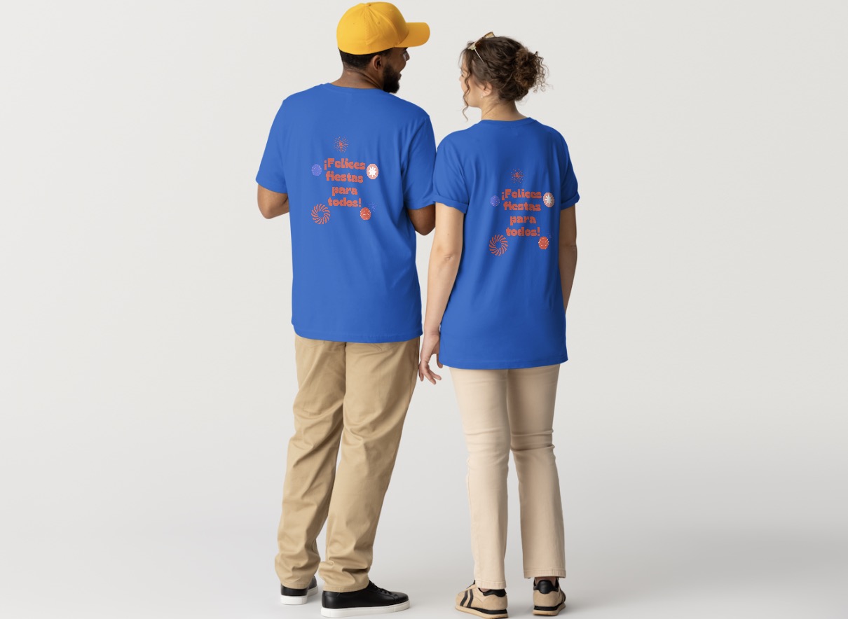 Camiseta navidad premiun talla M 2