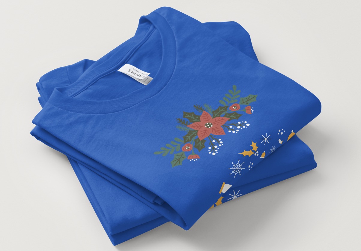 Camiseta navidad premiun talla M 3