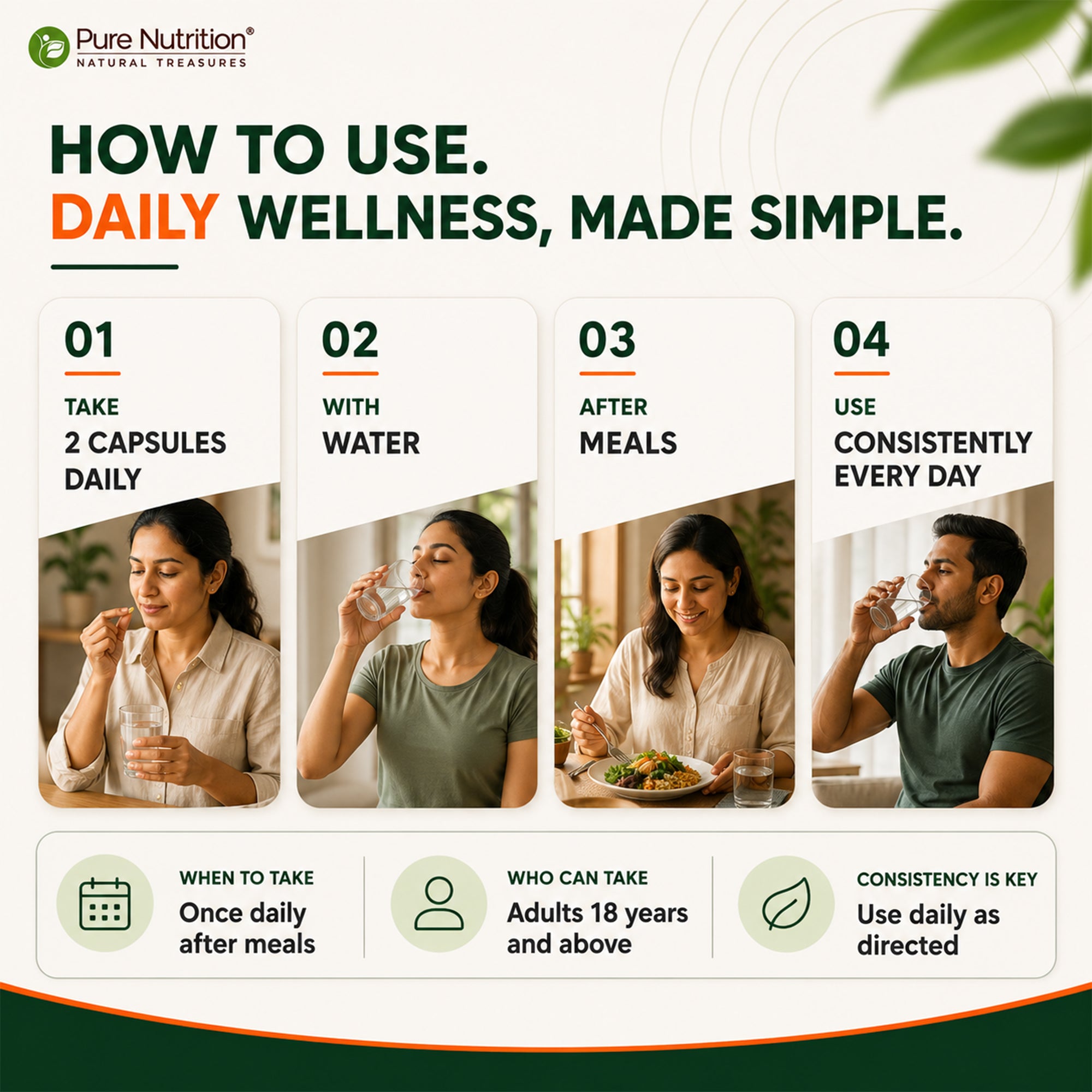 Brahmi + Shankhpushpi + Ginkgo Biloba | 900mg | 60 Veg Capsules 3