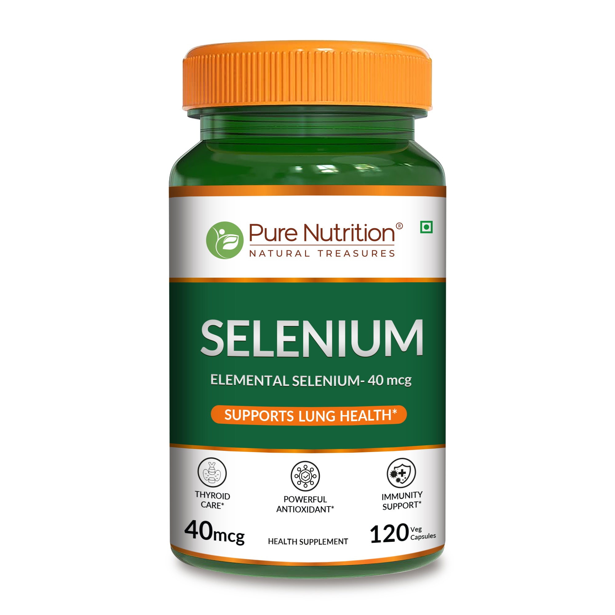 Selenium 40 mcg (L-Selenomethionine) | 120 Veg Tablets