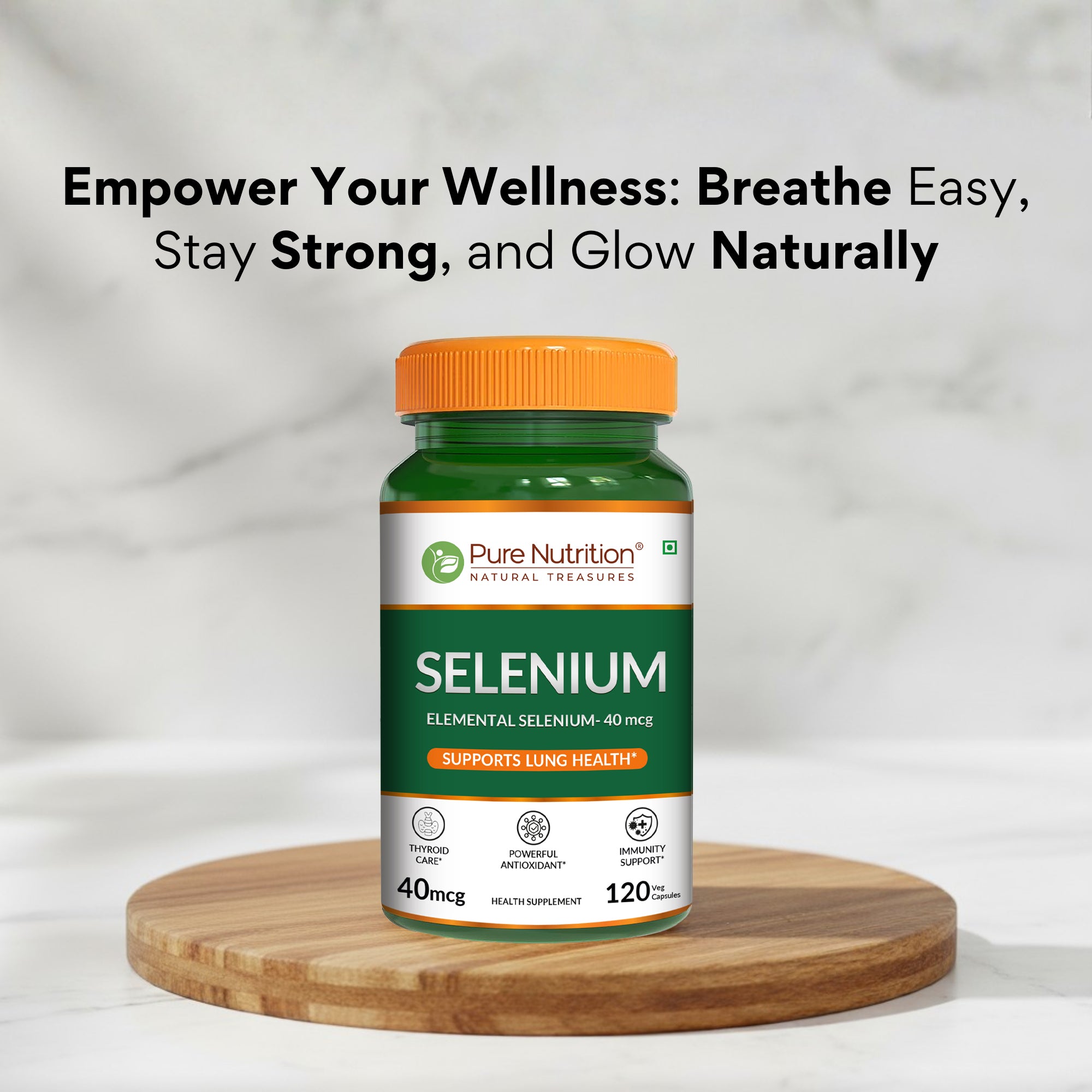 Selenium 40 mcg (L-Selenomethionine) | 120 Veg Tablets 2