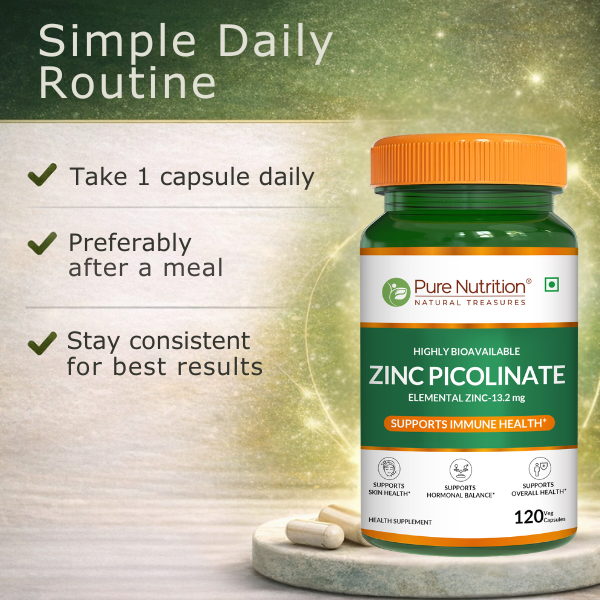 Zinc Picolinate 13.2mg High Absorption | Immunity & Skin Support 3