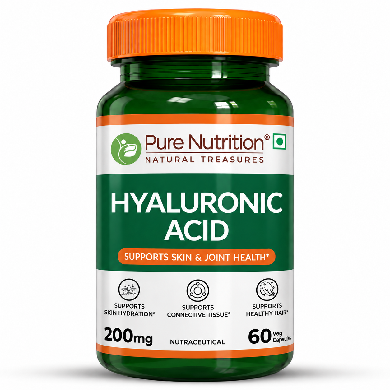 Hyaluronic Acid 200mg Capsules Skin Hydration & Joint Comfort