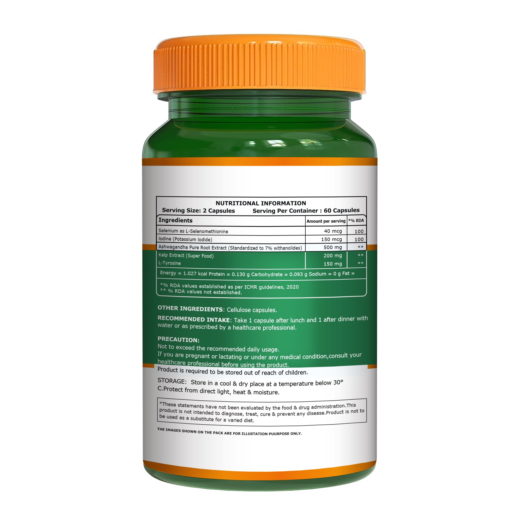 Thyro Pro Thyroid Support Capsules | Ashwagandha, Iodine & Selenium | 120 Caps 4