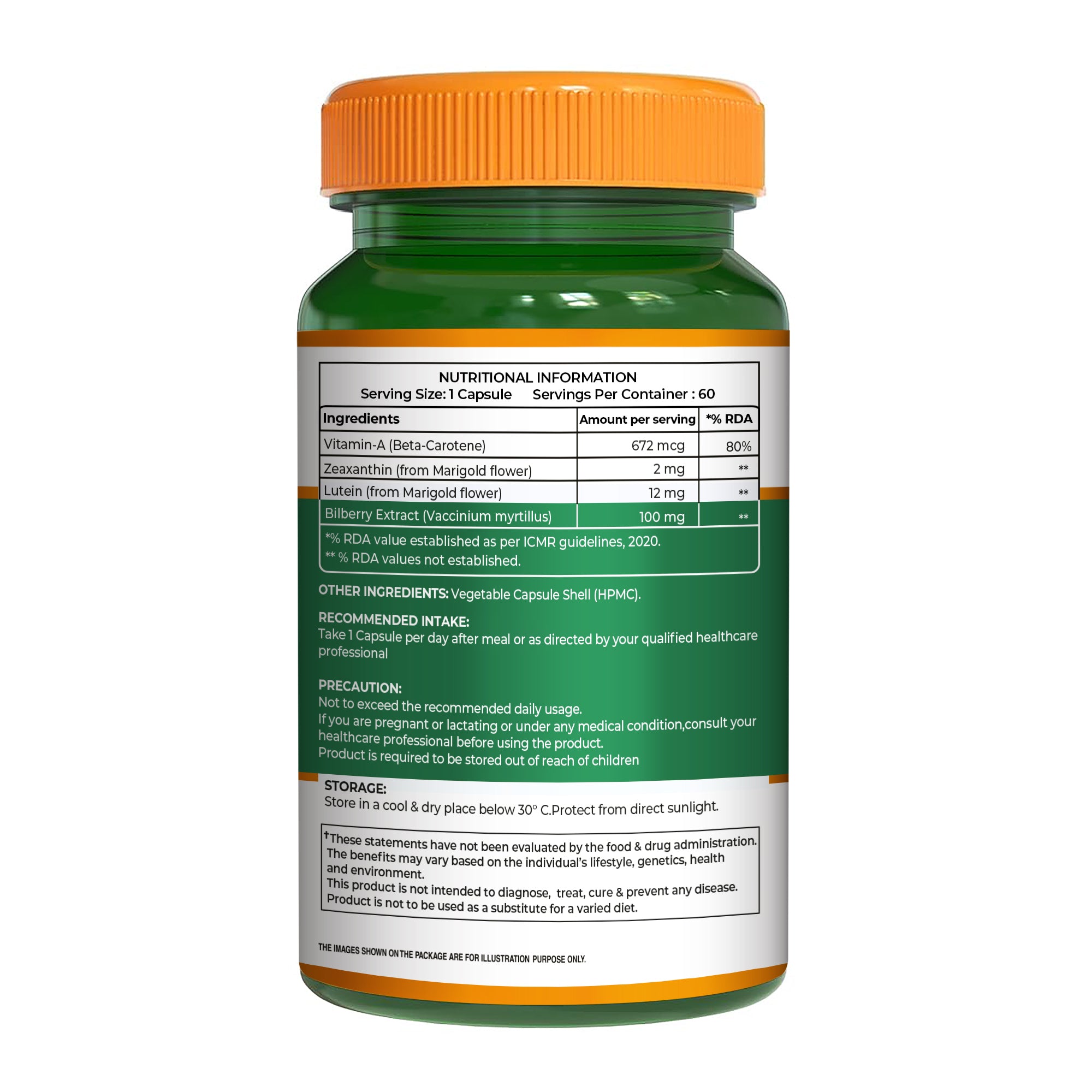 Eye Care+ Lutein, Zeaxanthin, Vitamin A & Bilberry for Eye Health 4