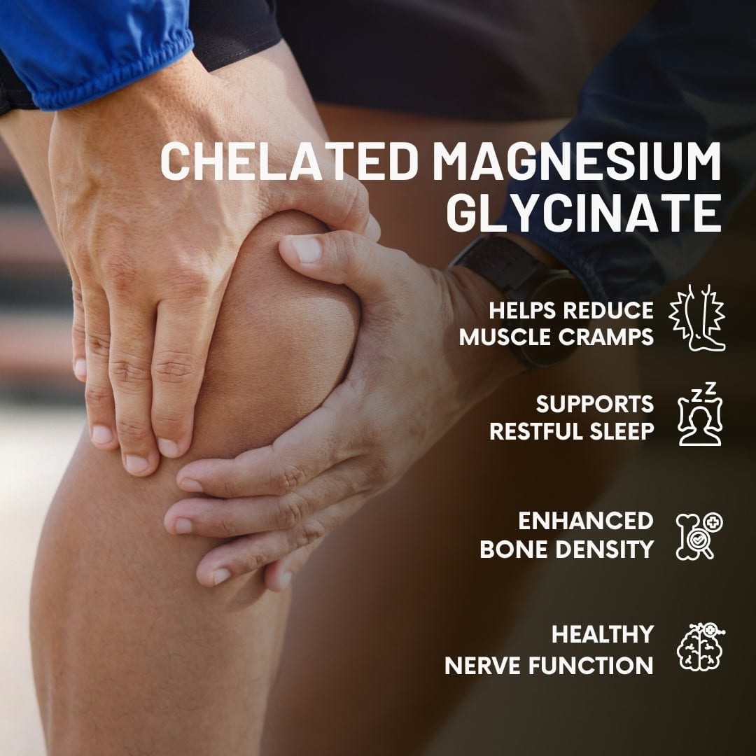 Chelated Magnesium Glycinate 2000mg Supplement | 120 Tablets 2