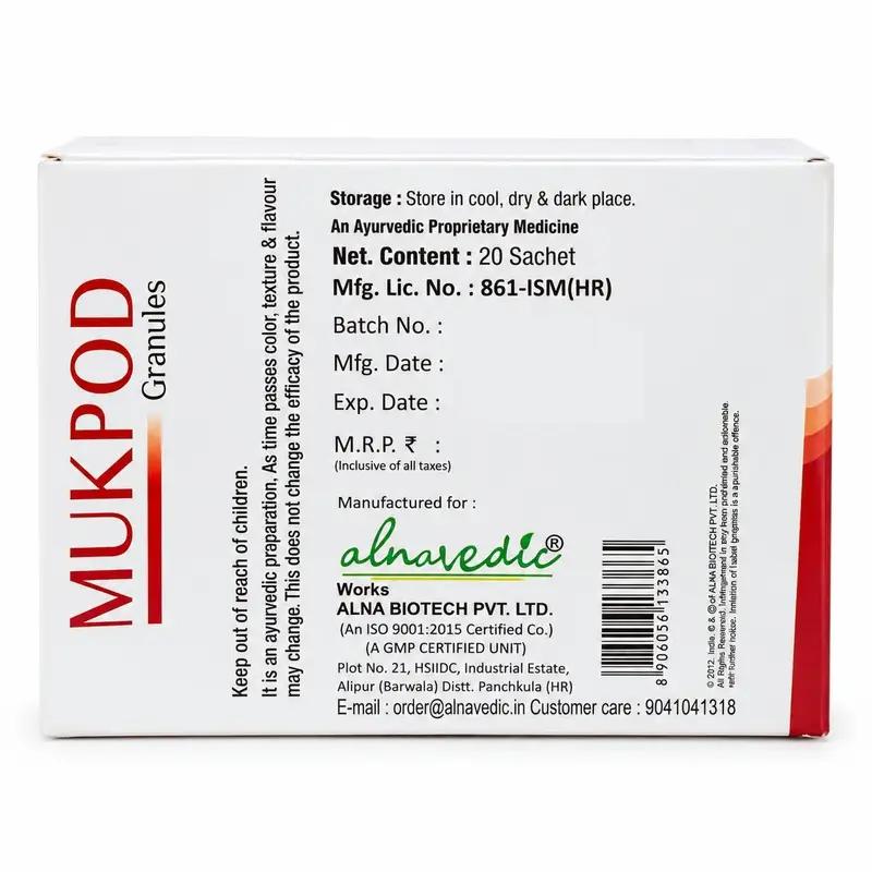 Alna Mukpod Granules ( 20 Sachet Box ) 2