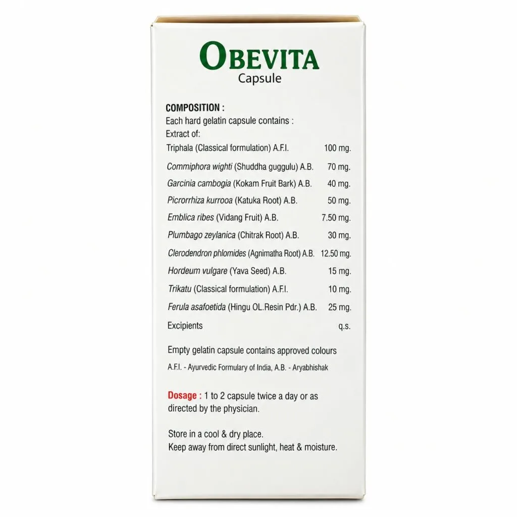 Vital Care Obevita Capsule (60 Capsules) 2