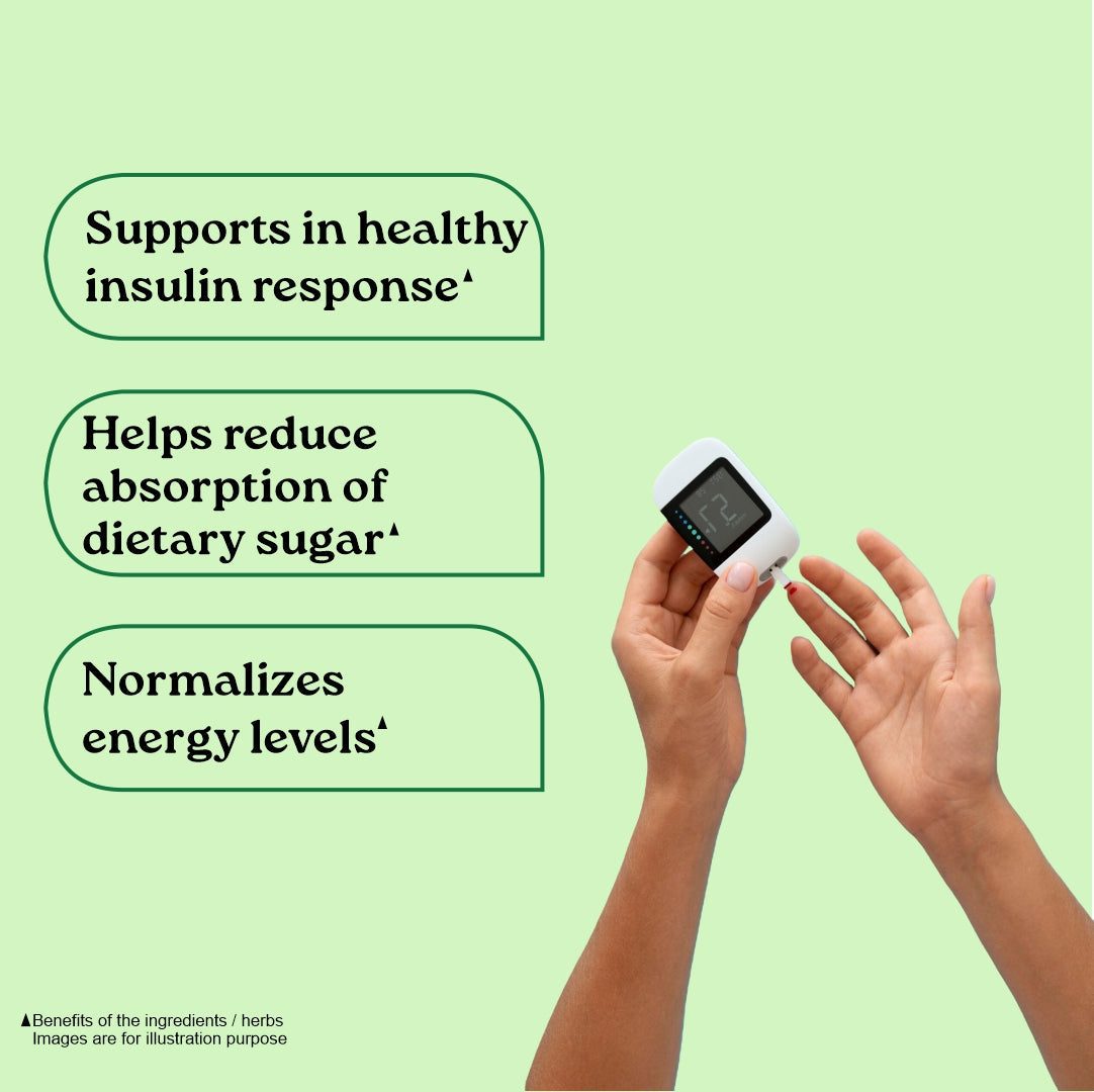 A TATA Product - Organic India Sugar Balance - 60 Veg Capsules, Naturally Supports Healthy Insulin Response & Glycemic Control, Normalize Energy Levels & Metabolism, GMP & NPOP Certified Organic 4