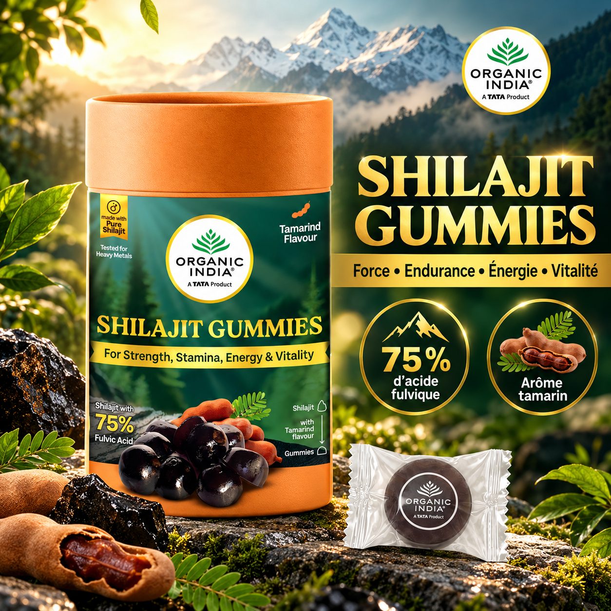 Shilajit Gummies Organic india- A TATA Product