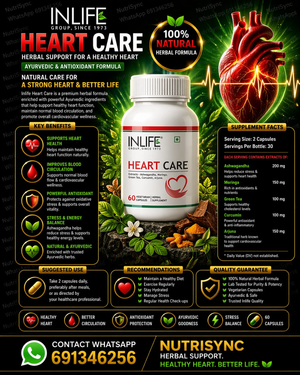 INLIFE HEART CARE – Santé Cardiaque & Vitalité