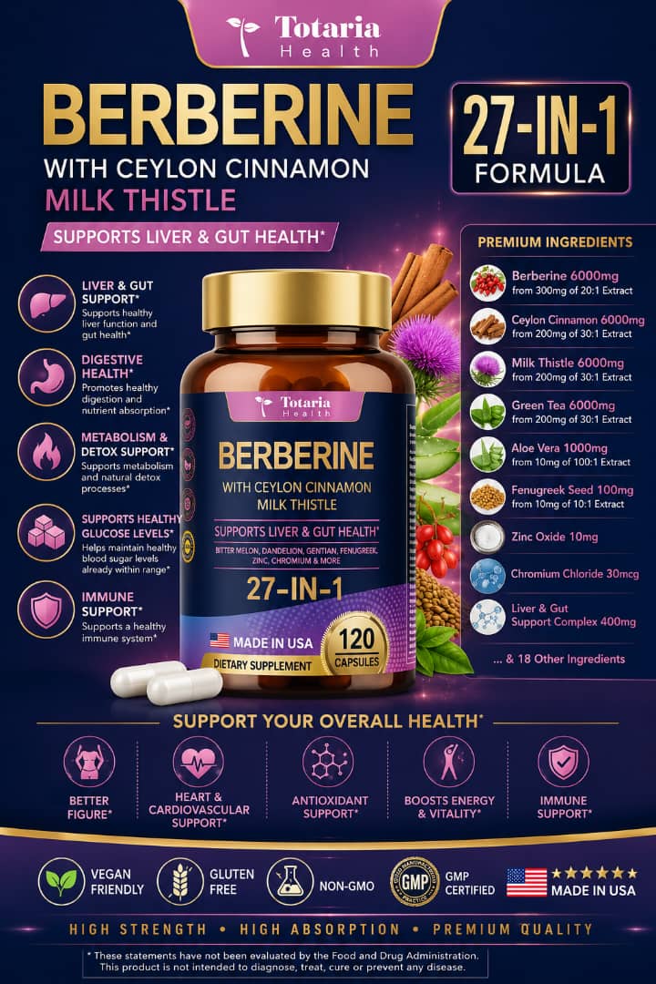 Berberine 27-in-1 Totaria Health