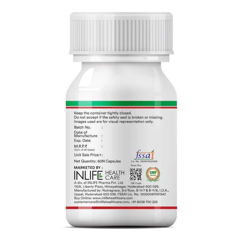 Inlife Castor Oil Supplement, 500mg, Veg. Capsules 4