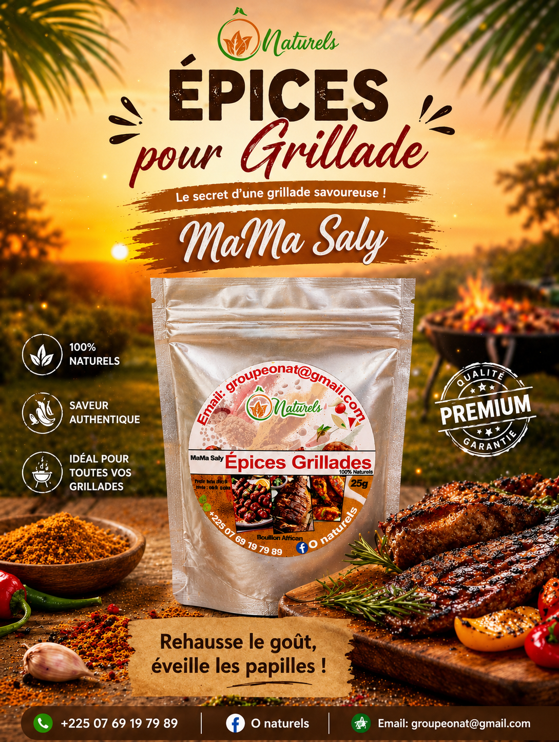 Épice pour grillade