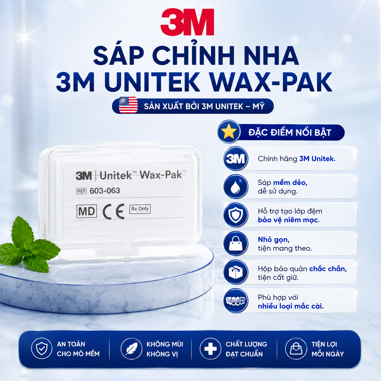 Sáp 3M (100 Hộp nhỏ) - Image 1