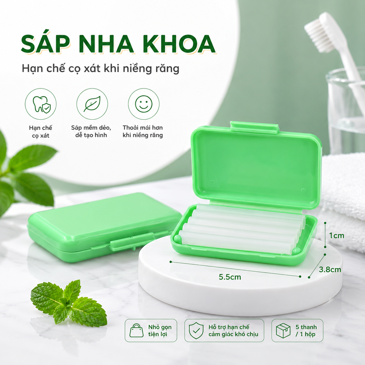Sáp chỉnh nha, Sáp giảm đau khi niềng răng 4