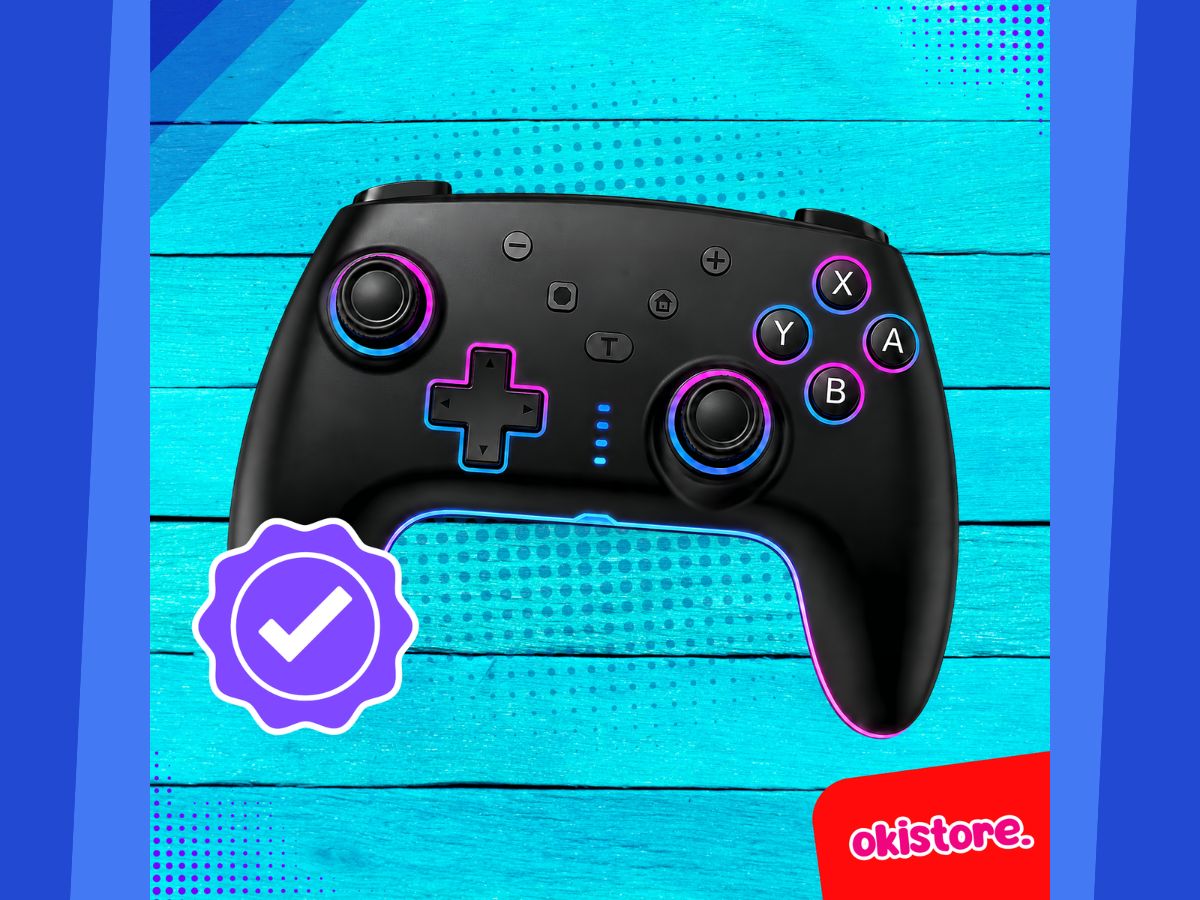 Mando Gamer Pro Seisa RGB para Switch, Pc, Laptop y Celular 🔥