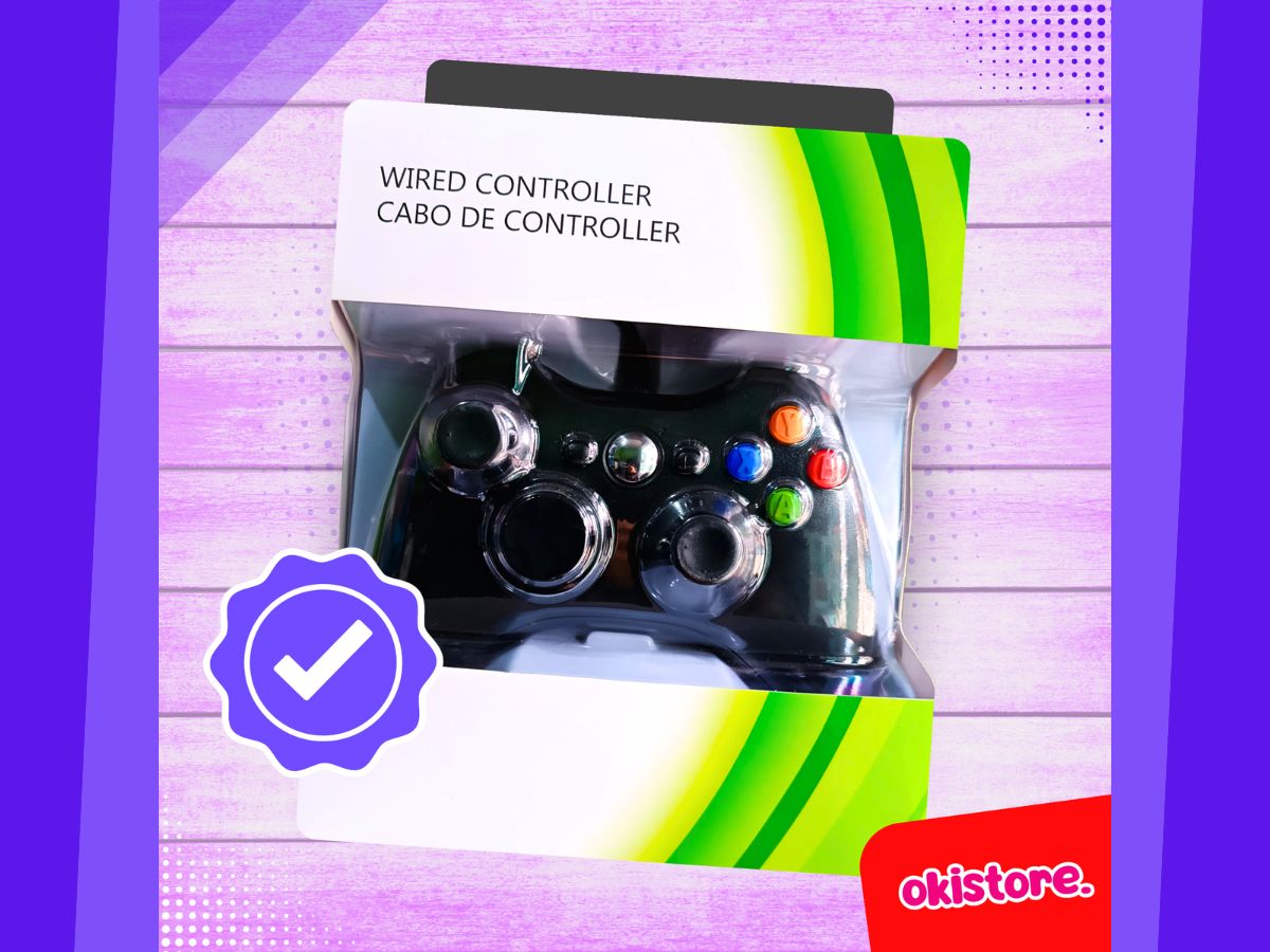 Mando para PC tipo Xbox con cable USB 🔥