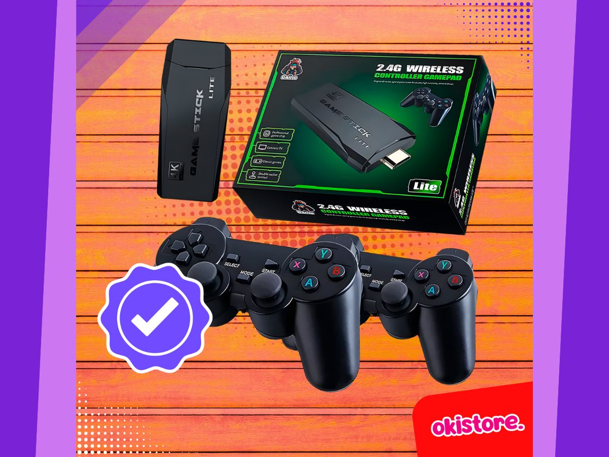 Consola Gamer TV Stick con 2 Mandos Bluetooth 🔥
