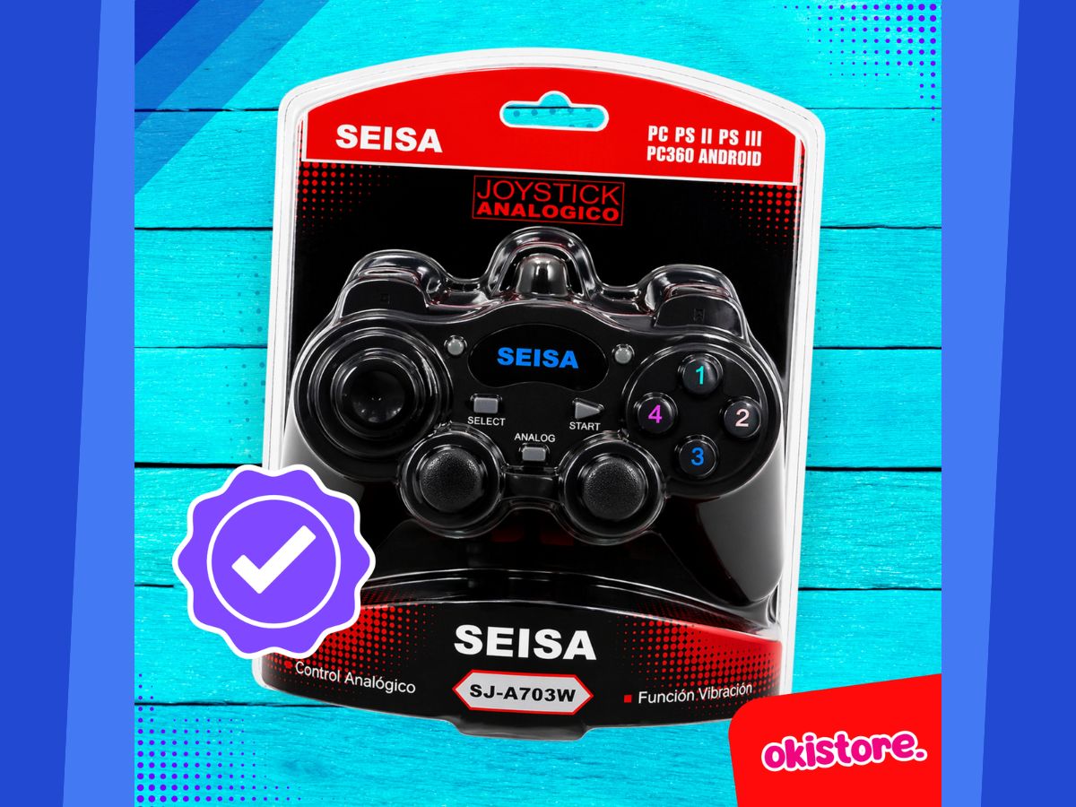 Mando Seisa USB para Laptop, PC, PS2, PS3, X360 🔥