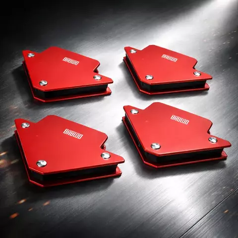 Set 4 Escuadras Magnéticas para Soldar Omaha 90° 2" 4 Kg  - Image 1