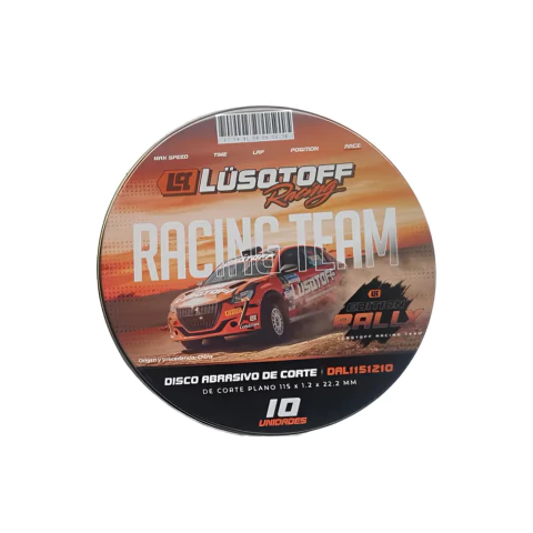 Discos De Corte Abrasivo Lusqtoff 115x1.2mm Pack Lata X10 unid 2
