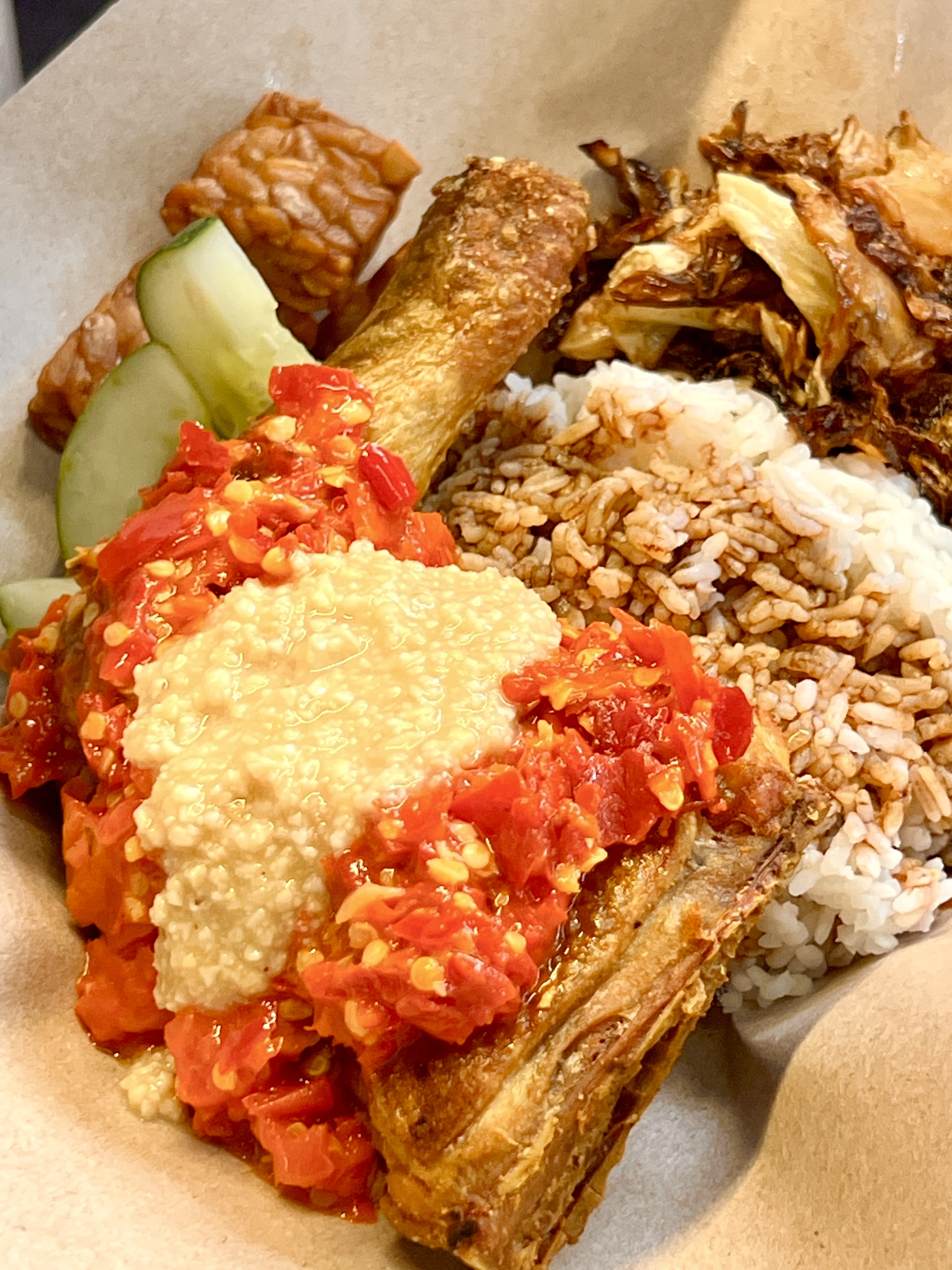 Nasi Ayam Gepok 