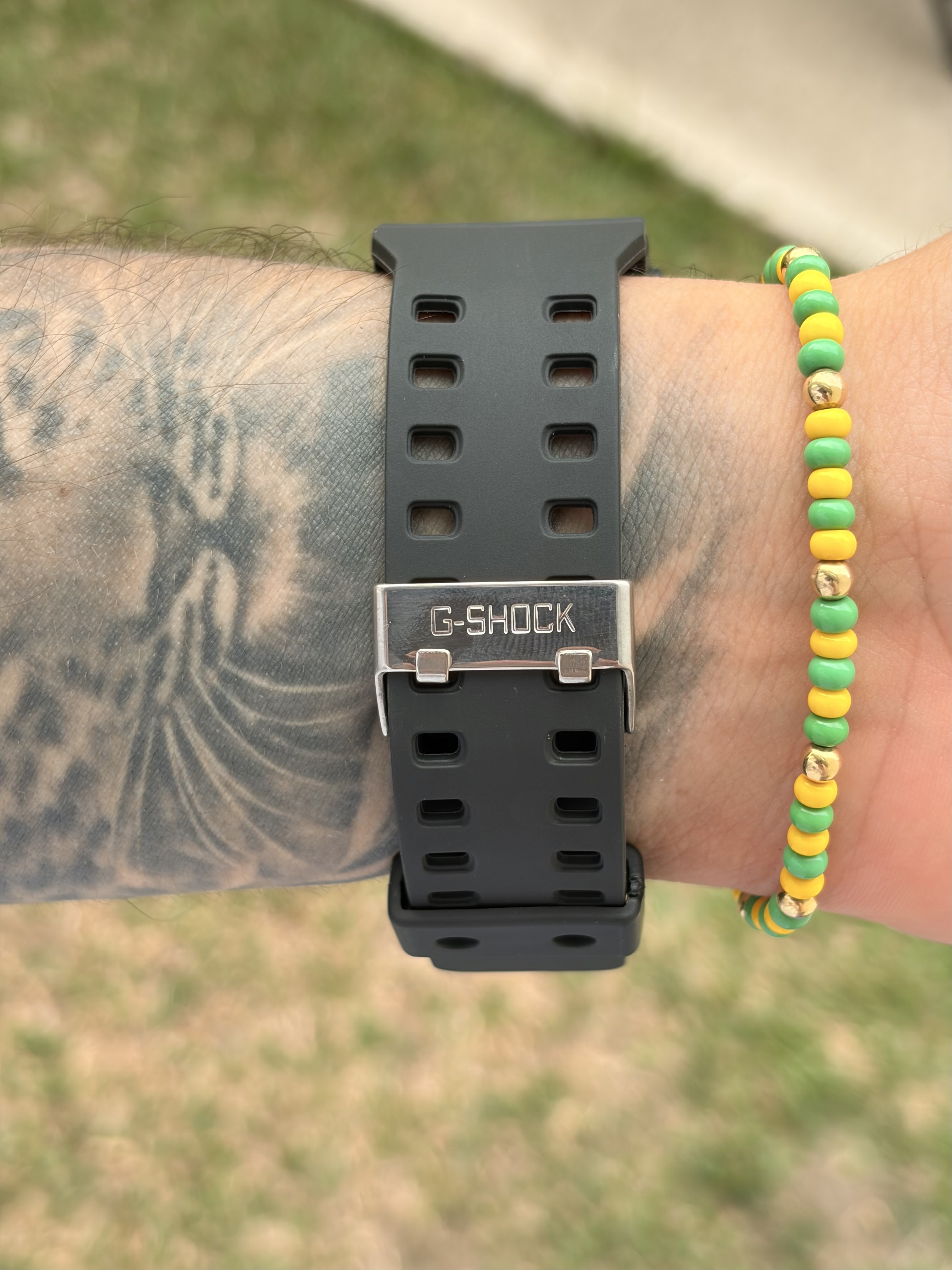 G-SHOCK Negro Tablero Plateado 2