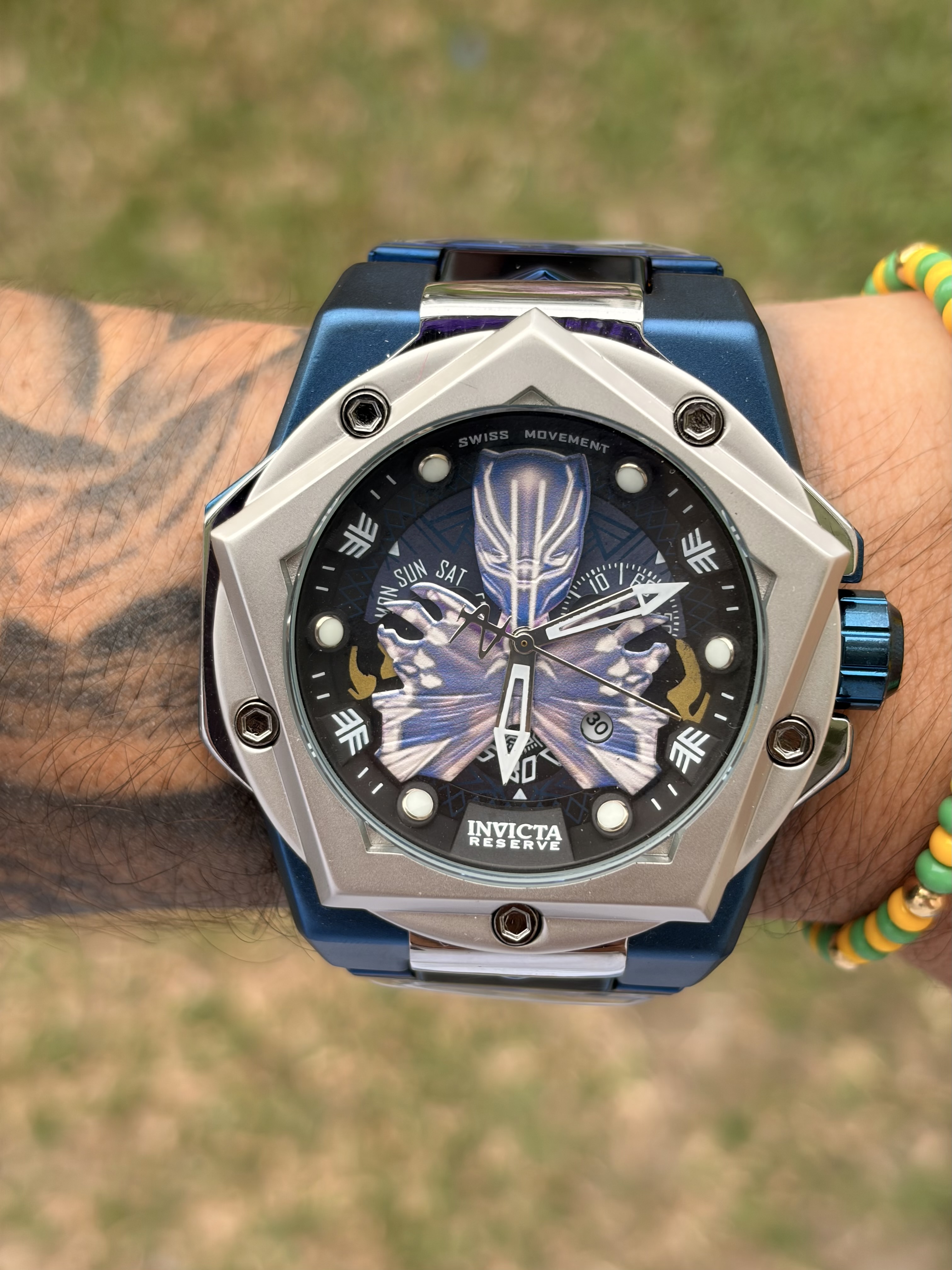Invicta Estrella Blanck Panther Azul Plateado - Image 1