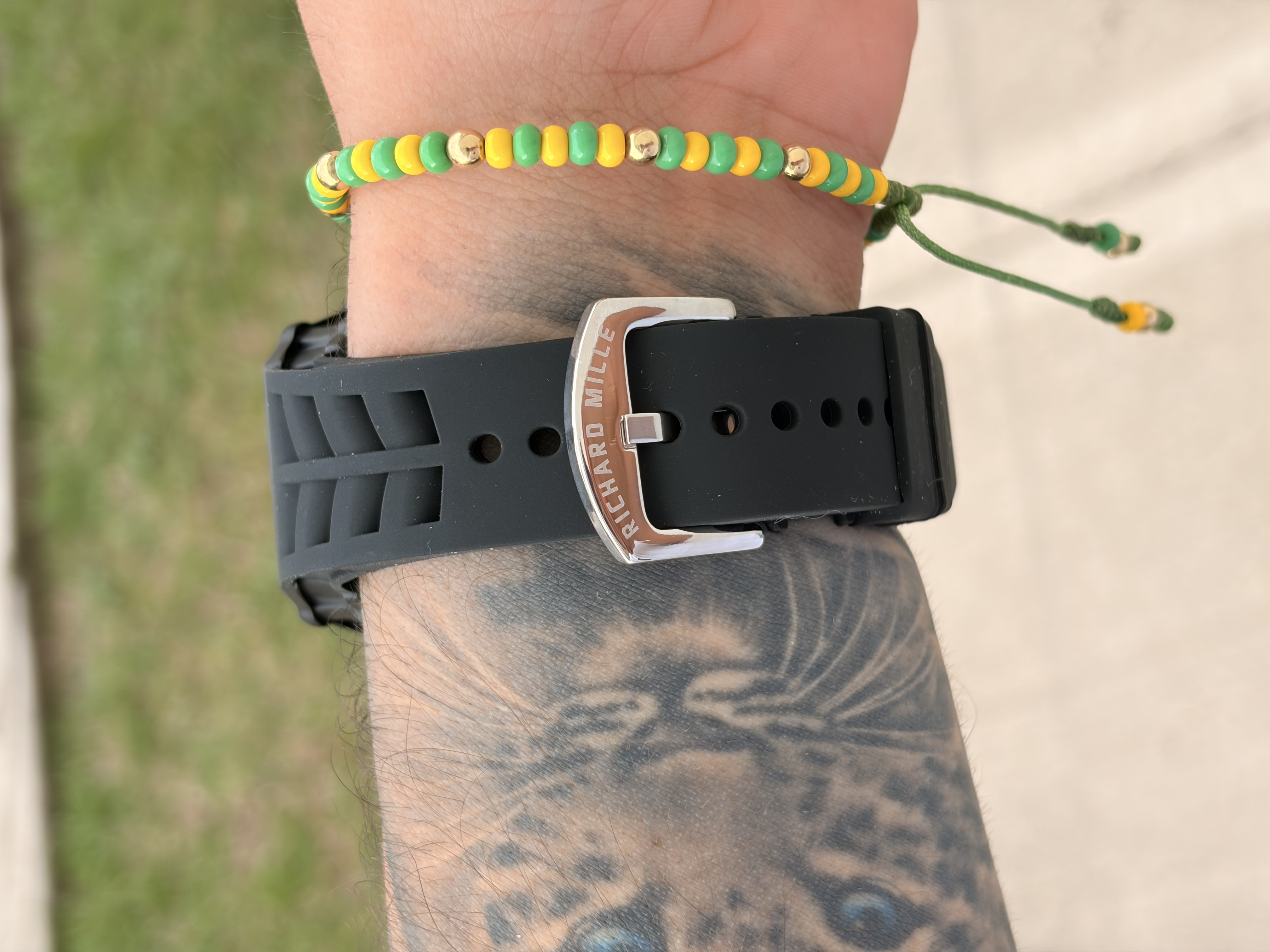 Richard Mille Goma Negra Tablero Negro 2