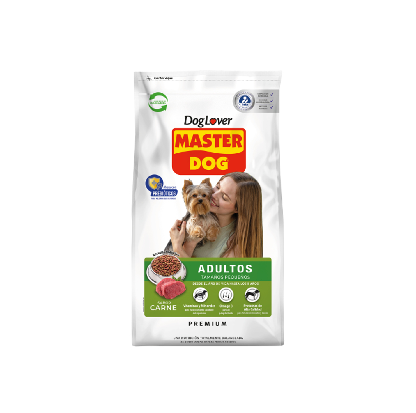 Master Dog Adulto Raza Pequeña 18Kg.