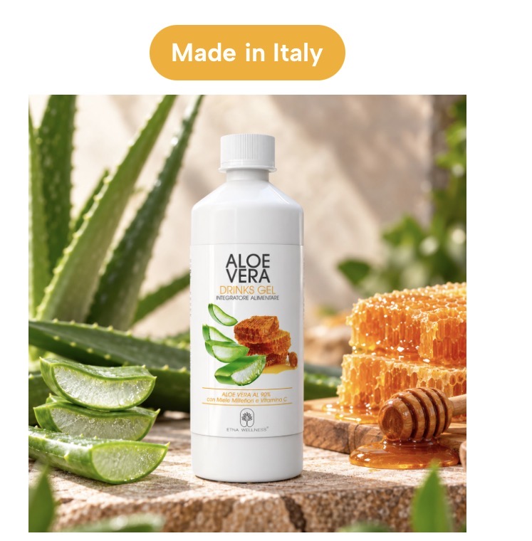 Integratore alimentare Aloe vera gusto miele - 1 lt