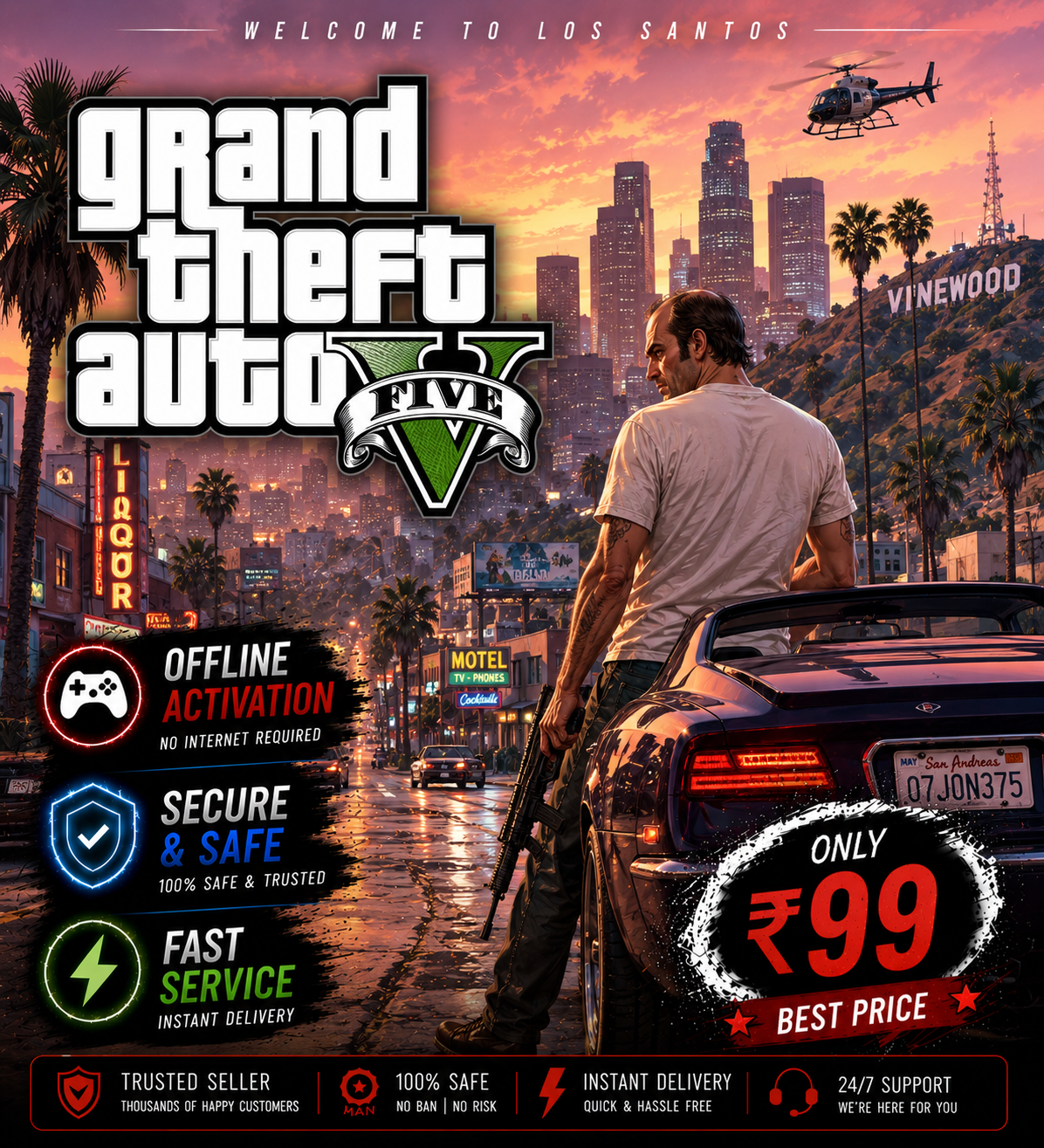 GTA V STEAM+SOCIAL CLUB- NO BYPASS