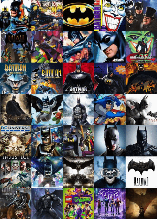 ALL BATMAN GAMES- 49 EACH
