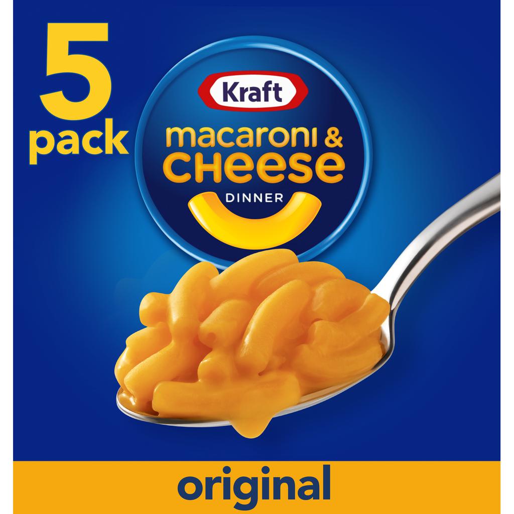 Kraft Macarrones con Queso 5 Unidades / 206 g / 7.2 oz